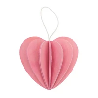 Lovi sydän vaaleanpunainen 4.5cm