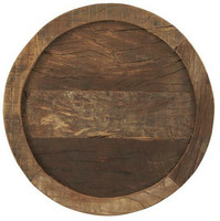 Tray round w/small edge UNIQUE