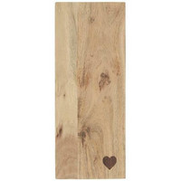 Skip to the beginning of the images gallery  Serving board w/heart acacia wood