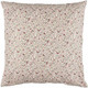 Cushion cover light pink, red and green flowers