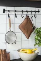 Hook rack w/6 s-hooks
