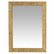 Wall mirror w/bamboo braid