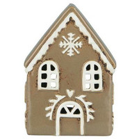 House f/tealight Stillenat Gingerbread snowflake