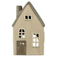 House f/tealight 3 windows plain facade