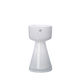 Hyacinth vase/lantern white small