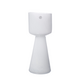 Hyacinth vase/lantern white large