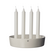 Advent tray glazed white