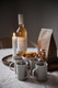 Mug of mulled wine sand