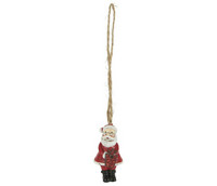 Santa w glitterpresent