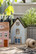 House f/tealight Nyhavn double door black roof