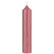Short dinner candle coral rustic Ø:2.2 H:11
