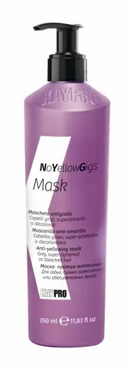 KayPro No Yellow Gigs Mask Vaalean hiuksen Hopeahoitoaine 350 ml