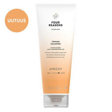 Four Reasons Color Mask Toning Shampoo Apricot 250 ml