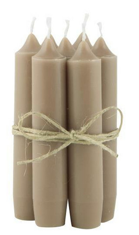 Kruunukynttilä 11cm Milky brown
