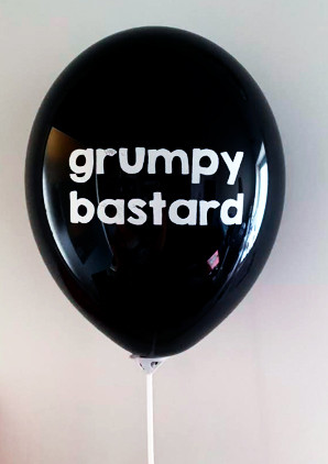 Grumpy bastard ilmapallo