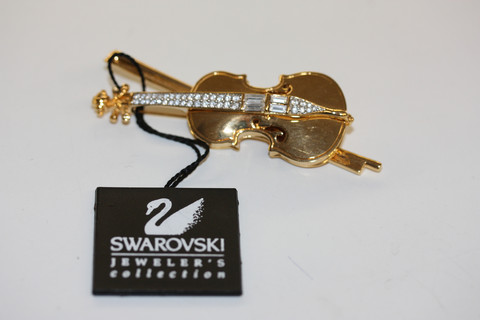 Swarovski rintakoru viulu