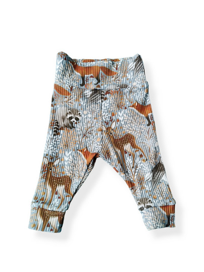 56cm leggingsit metsässä harmaa