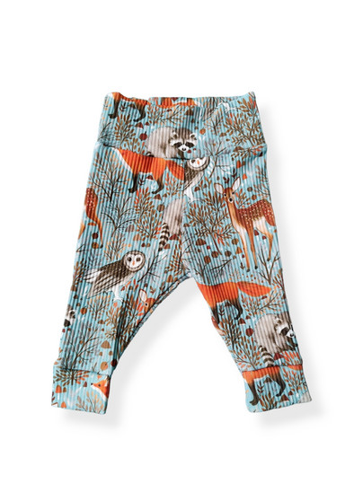 56cm leggingsit metsässä turkoosi