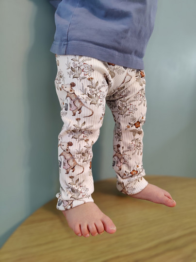 Ribbileggingsit metsäneläimet koot 74-98cm