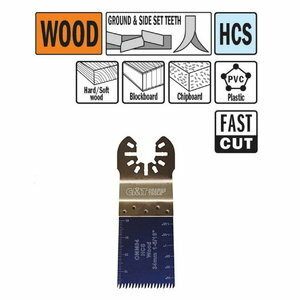 Multi-cutter blade for wood 34mm Z14TPI Precision cut HCS, CMT