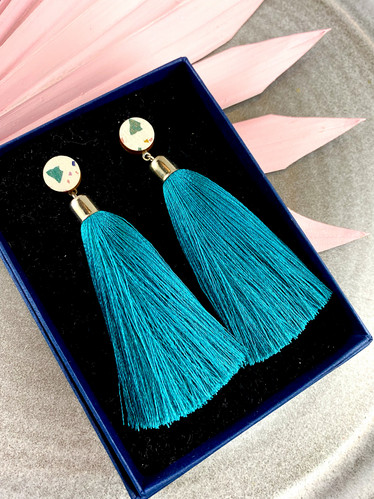 Tassel Drop -turkoosi-terrazzo