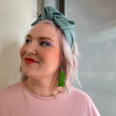 Tassel Drop kirkas vihreä