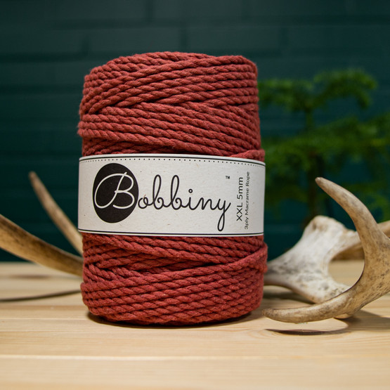 3PLY Makramelanka 5mm - WILD ROSE