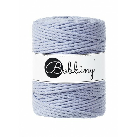 3PLY MAKRAMELANKA 5MM - IRIS, Bobbiny