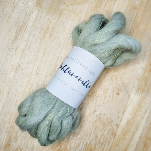 VAALEANVIHREÄ, HAHTUVAVILLALANKA, MACRAWEAVE, 5M