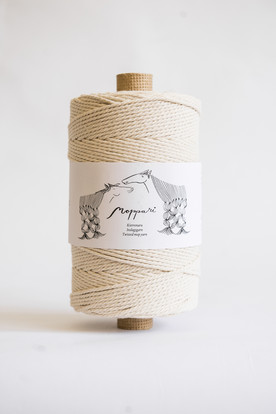 LUONNONVALKOINEN MOPPARI-KIERRENARU 3PLY, SUOMEN LANKA