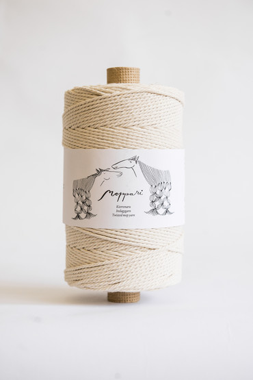 LUONNONVALKOINEN MOPPARI-KIERRENARU 3PLY, SUOMEN LANKA