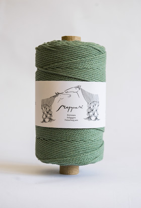 EUKALYPTUS (VIHREÄ) MOPPARI-KIERRENARU 3PLY, SUOMEN LANKA