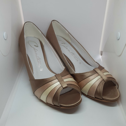Chantana, satiinikankaiset avokkaat, khaki