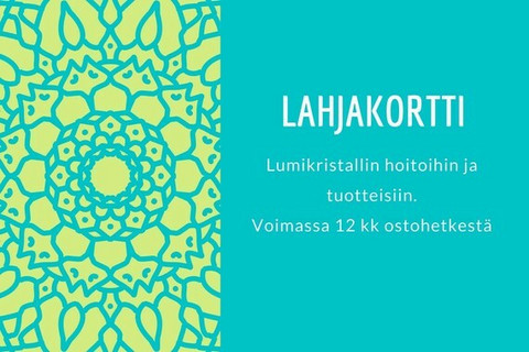 Lahjakortti metamorfiseen hoitoon 60 min