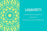 Lahjakortti Tibet-vartalohoitoon 75 min