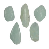Akvamariini - rumpuhiottu n. 1-1,5 cm (S)