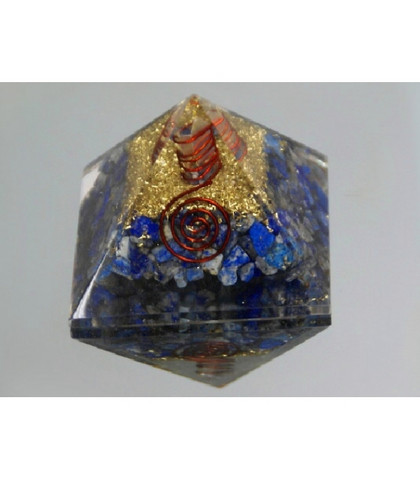 Lapis lazuli - orgoniitti pyramidi 7x7 cm