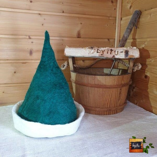 # Satu-saunahattu Isokummun Sauna - Havu valko- koko L-S