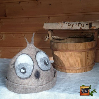 Satu-saunahattu Tipu - Vaalea turve Kelosilmä -S