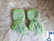 Topias-sukat vaaleanvihreä-hopea ensisukat T00-17