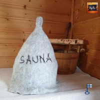 Satu-saunahattu Sauna - SAUNA - koko L - ripustuslenkillä