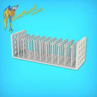 GasPatch Models 1/48 Resin Turnbuckles One End