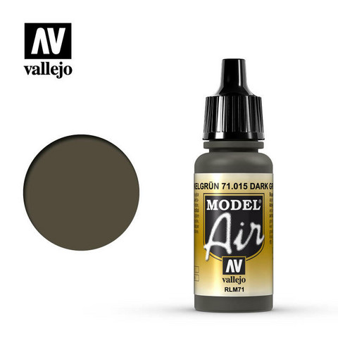 Vallejo Model Air 71.015 Dark Green RLM71