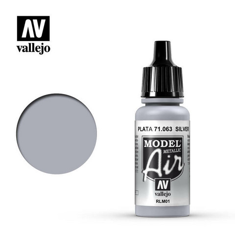 Vallejo Model Air 71.063 Silver RLM01