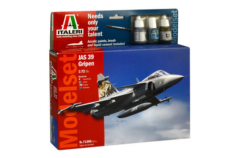 Italeri 1/72 JAS 39 Gripen aloituspakkaus