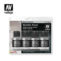 Vallejo Metal Color 77.601 Metallic Panel Set 4x32ml