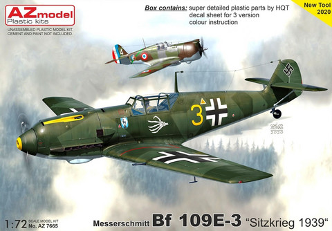 AZ 1/72 Messerschmitt Bf 109E-3 