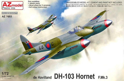 AZ 1/72 DeHavilland DH-103 Hornet F.Mk.3