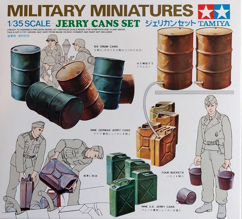 Tamiya 1/35 Jerry Cans Set