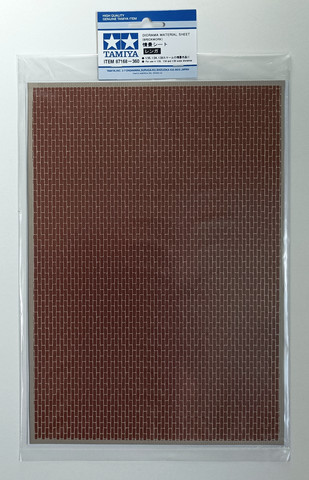 Tamiya Diorama Material Sheet - Brickwork